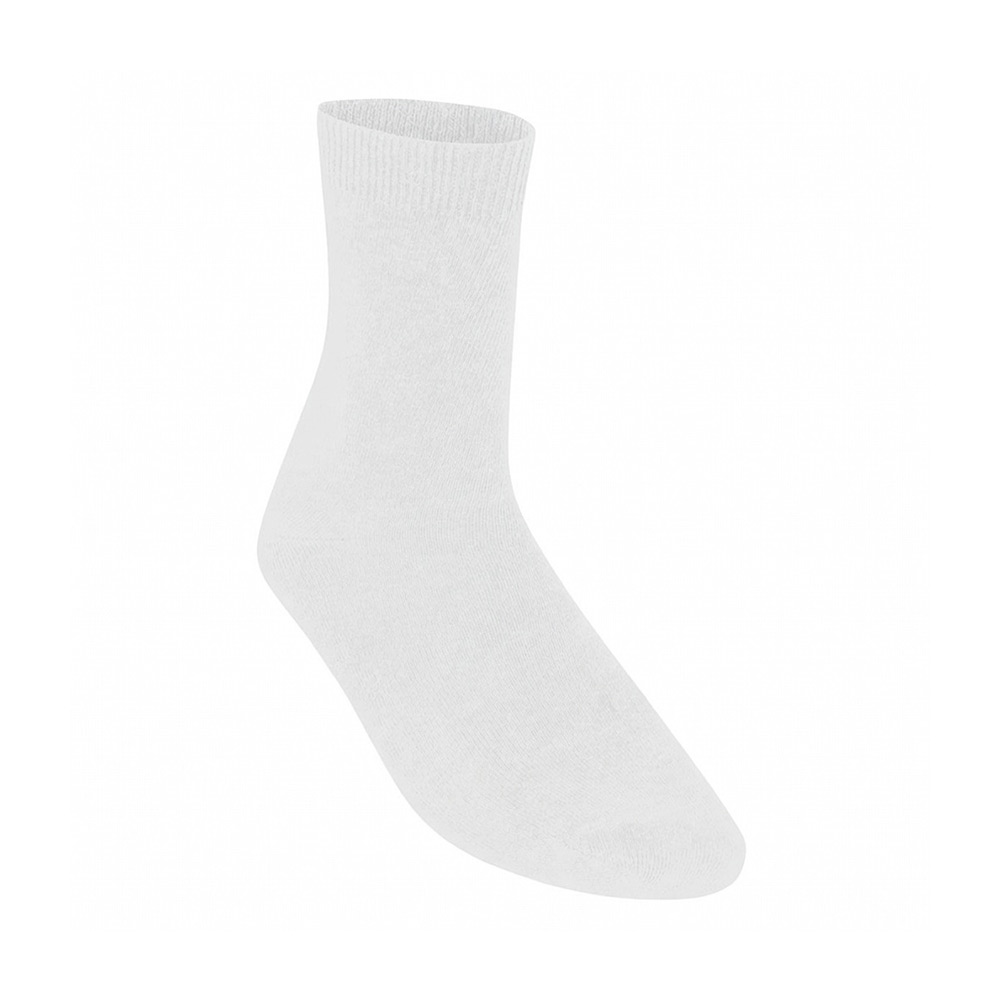 Every Day Cotton Socks - Three in a Pack (White)